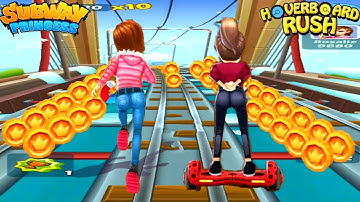 Subway Princess Runner VS Hoverboard Rush - WHICH GAME IS THE BEST??? Android/iOS Gameplay HD 2021