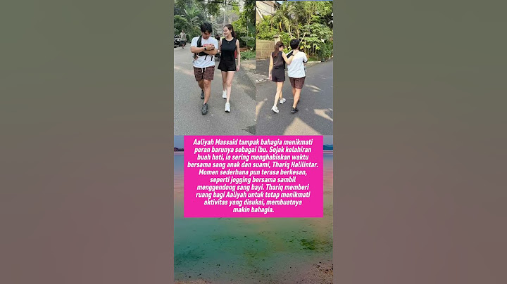 Aaliyah Massaid Bahagia Olahraga Jogging Ditemani Thariq Halilintar dan Baby Arash