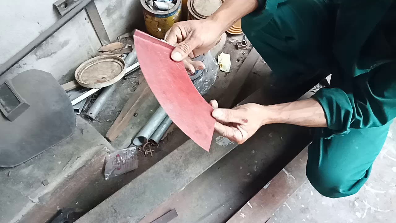 Hướng dẫn cắt, gò phễu nước.