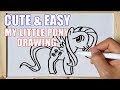 Easy My Little Pony Drawing – How to Draw My Little Pony So Cute for Beginners