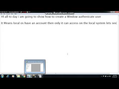 Creating Windows Authenticate Login and User SQL SERVER