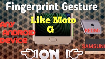 Fingerprint Gesture on Any Android Device ||CyberShArK™|| {HINDI} ||Samsung| |Xiaomi| |Moto||