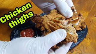 Chicken thighs       أفخاد الدجاج مقرمشة