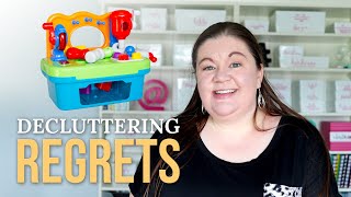 Decluttering Regrets