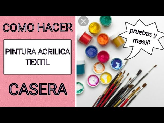 3 Ideas para hacer PINTURA TEXTIL con materiales de casa 