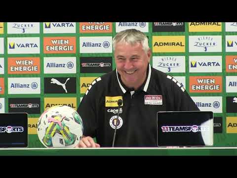 Video: Peter Pacult (Trainer SK Austria Klagenfurt) - die Pressekonferenz nach dem Spiel gegen SK Rapid
