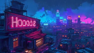 Rainy Evening Japan 🌧️ Lofi Hip Hop Beats | 80s &amp; 1990 | The Japanese Town