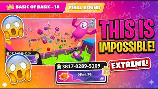 I Completed Basic of Basic 18 Alone! One of the Hardest Maps #fallguys