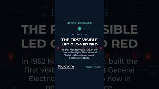 The First Visible LED Glowed Red (1962) | IoT Tech History #Shorts