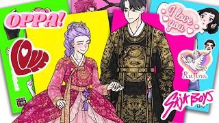 ✨Paper DIY✨King JINU SAJA BOYS and QUEEN RUMI HUNTRX - KPOP DEMON HUNTERS | Sticker Book DIY