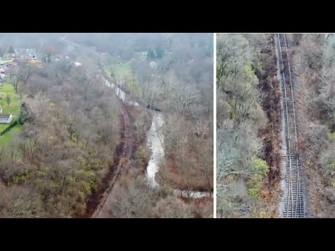 Carnegie Rails to Trails Expansion aerial film by e3aerial