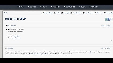 vulnhub: infoSec prep oscp (quick walkthrough)