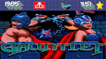 Gauntlet 1985 Atari Games Arcade Namco
