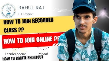 IIT Patna BSc hybrid. 😇 how to watch recorded video/ how to join online/   #iitpatna #iitguwahati