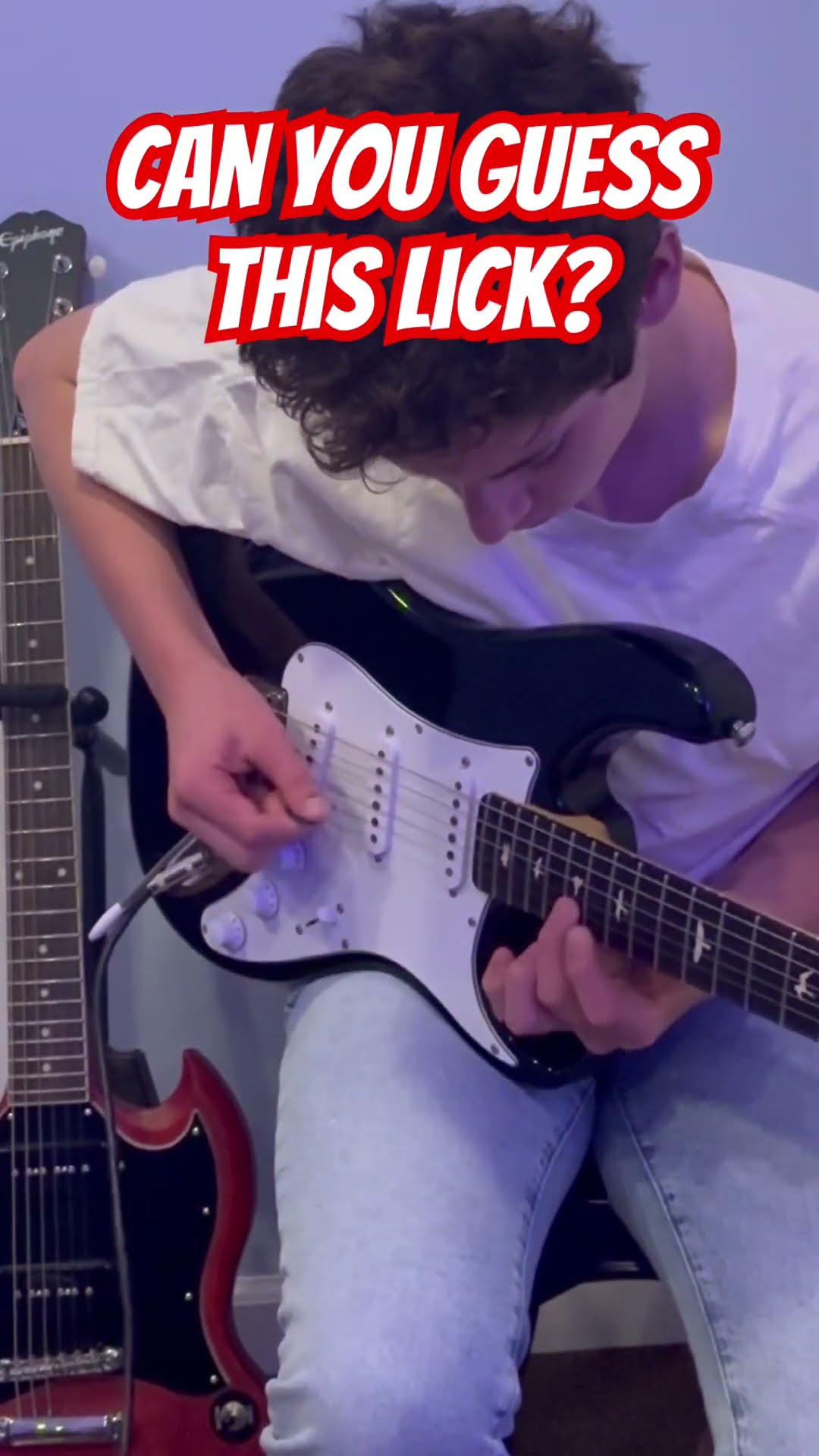 Old-School Guitar Lick🤘 — guitar cover by Logan Gilbert