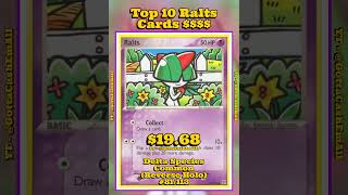 Top 10 Rarest &amp; Most Expensive Ralts Pokémon Cards! ✨💎 #pokemon #top10 #tcg #pokémon #pokemontcg