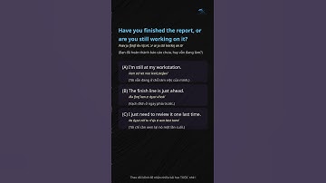 Luyện Nghe TOEIC Part 2 Mỗi Ngày | Có Script & Giải Thích Chi Tiết 🎧 #toeic #toeiclistening