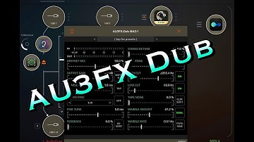 AU3FX Dub - Highly Tweakable AUv3 Delay by Kymatica - Demo for the iPad