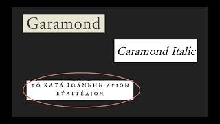 claude garamond