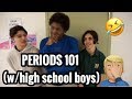 ASKING HIGH SCHOOL GUYS ABOUT PERIODS *what boys really know*