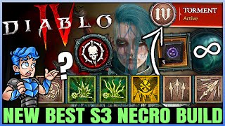 Diablo 4 - New Best S3 Highest Damage Necromancer Build - This Bone Spear Combo is OP - Full Guide