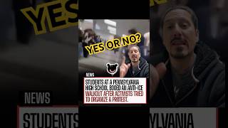 Did Students Do Right By Booing Anti-ICE ￼Walk Out YES or NO? #fyp #viral #trending #shorts #usa