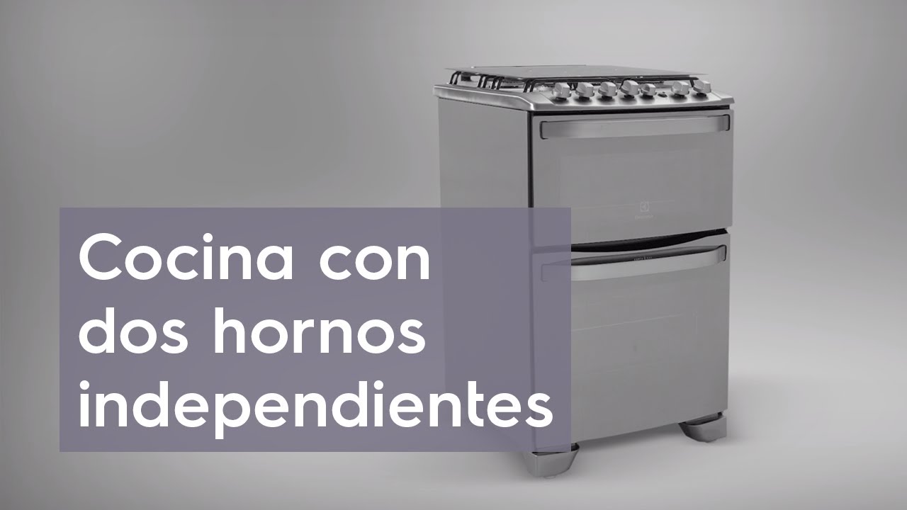 Los aromas y sabores no se mezclan con la cocina doble horno Electrolux  56DAX - YouTube