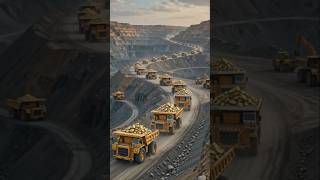BELAZ 75710 दुनिया की सबसे बड़ी माइनिंग मशीन से सोना निकला जा रहा है 🇮🇳👌 #belaz #shortvideo
