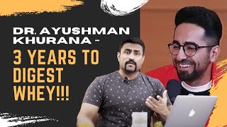 3 Years to digest 1 scoop of Whey ?? Dr. Ayushman Khurana (MBBS, MD, PHD)