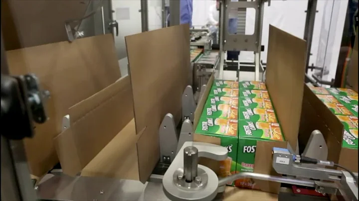Wrap Around Case Packer for Drink Mixes | PMI KYOT...