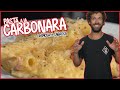 PASTA A LA CARBONARA - Un verdadero manjar con poquísimos ingredientes .