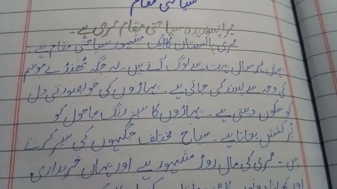 Urdu paragraph 