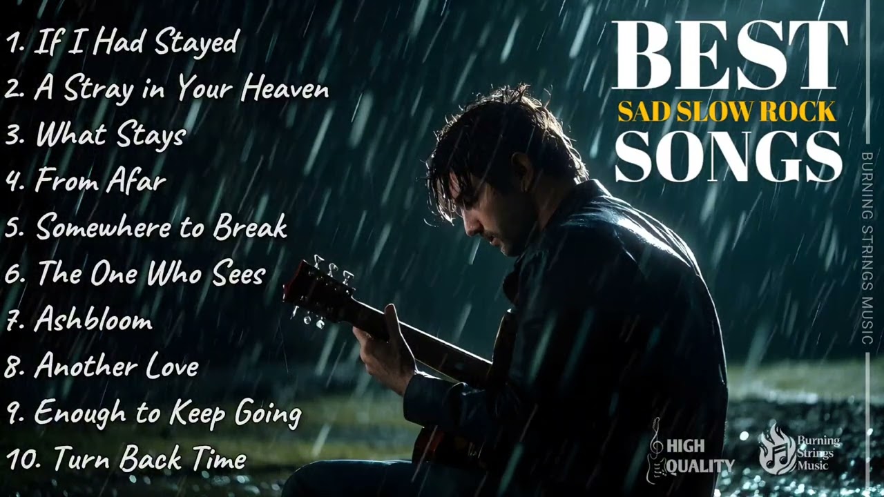 TOP 10 SAD SLOW ROCK SONGS 2026 / FANTASTIC EMOTIONAL❤‍🔥