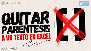 Descubre 4 Hacks para Eliminar Paréntesis en Excel Usando Fórmulas, VBA, Relleno Rápido y Más #Excel