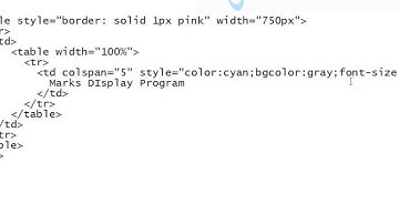How to Create the Table also apply Background Color to Rows and Font Attributes in HTML