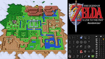 ALttP Randomizer: Chaos Enemizer Keysanity (seed 1, part 1)