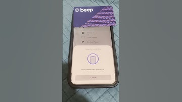 My Iphone reading RFID "Beep" card.