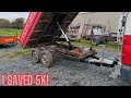 Homemade Dump trailer BUILD /Tipper trailer