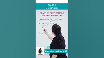 How to find value of k if x-1 is a factor of polynomial #shorts #ytshorts #class9maths #polynomials