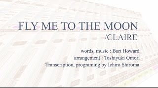 Video voorbeeld van "FLY ME TO THE MOON / CLAIRE - karaoke - 新世紀エヴァンゲリオン"