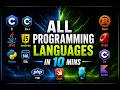 All Programming Languages Explained in 10 mins (C, C++, Python, Java, JS)