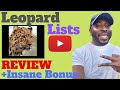 Leopard Lists Review 👮 HALT 👮‍♀️ DON&#39;T BUY Leopard List WITHOUT MY 🔥 CUSTOM 🔥 BONUSES