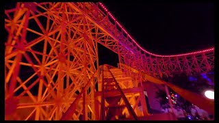 The Incredicoaster 2021 Front Row Night Ride   Disneyland Resort Roller Coaster.  Real 4K POV.