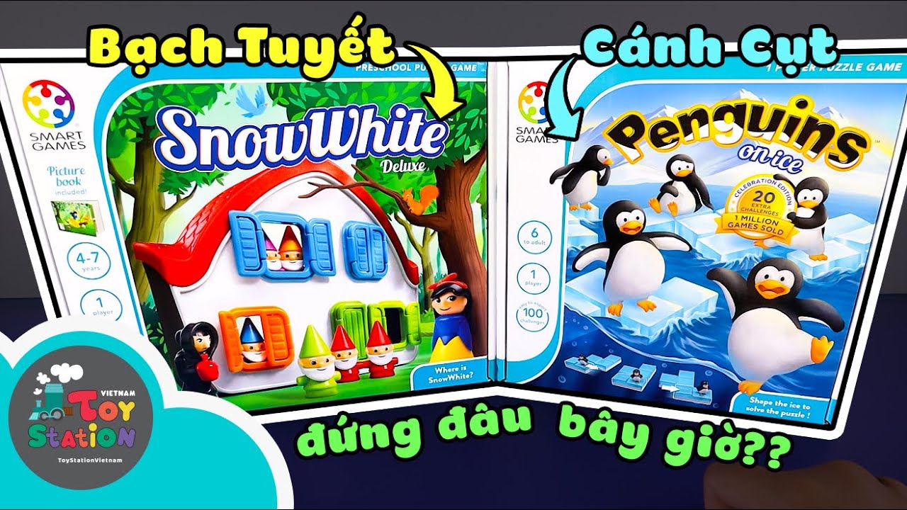 Tìm Chỗ Đứng Bạch Tuyết Trong Nhà Và Chim Cánh Cụt Trên Băng Với Smart  Games Puzzle Toystation 715 - Youtube