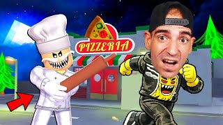 I Escaped From The Evil Chefs Pizzeria In Roblox 