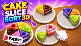 Cake Slice Sort 3D | Play on YouTube Playables