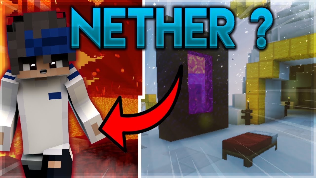 Going to Nether in Bedwars! (Hypixel Solo Bedwars) YouTube