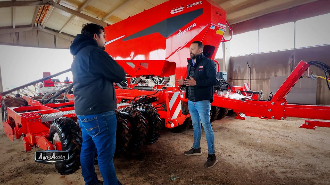 T9/E12: Sembradora Opera 600 de Maschio Gaspardo y la enorme grada rápida de Kverneland