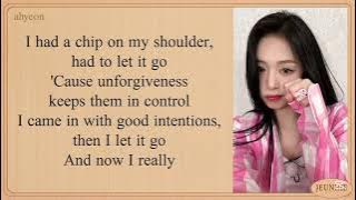 AHYEON Monster Easy Lyrics