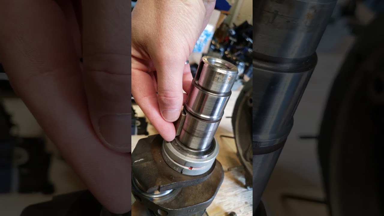 VW crankshaft loose woodruff key YouTube